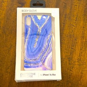 iPhone case Body Glove fits iPhone XS Max purple metallic gold